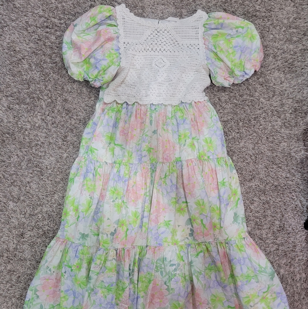 Floral Puff Sleeve Dress
